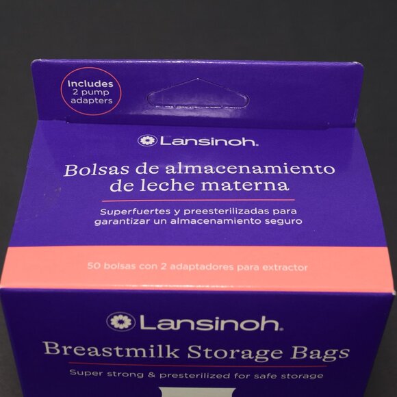Lansinoh Breastmilk Flat Freezer Storage Bag Safe Strong Baby Shower 6oz 50 Each - Picture 6 of 10